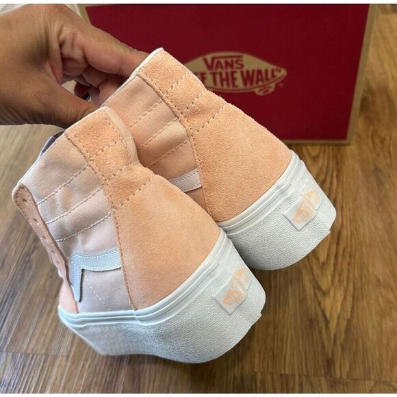 VANS sk8-hi top tapered suede platform lace up shoes sneakers women’s 8 new - Picture 4 of 7